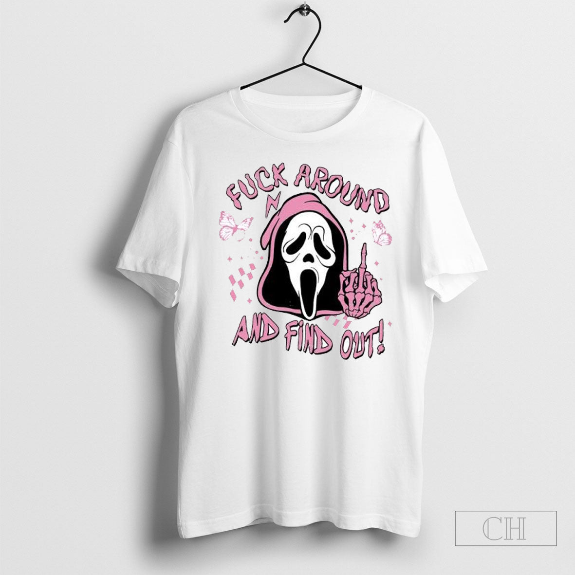 Ghostface Fuck Around And Find Out Horror Pink Halloween