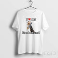 Giraffe I Love My Dachshund