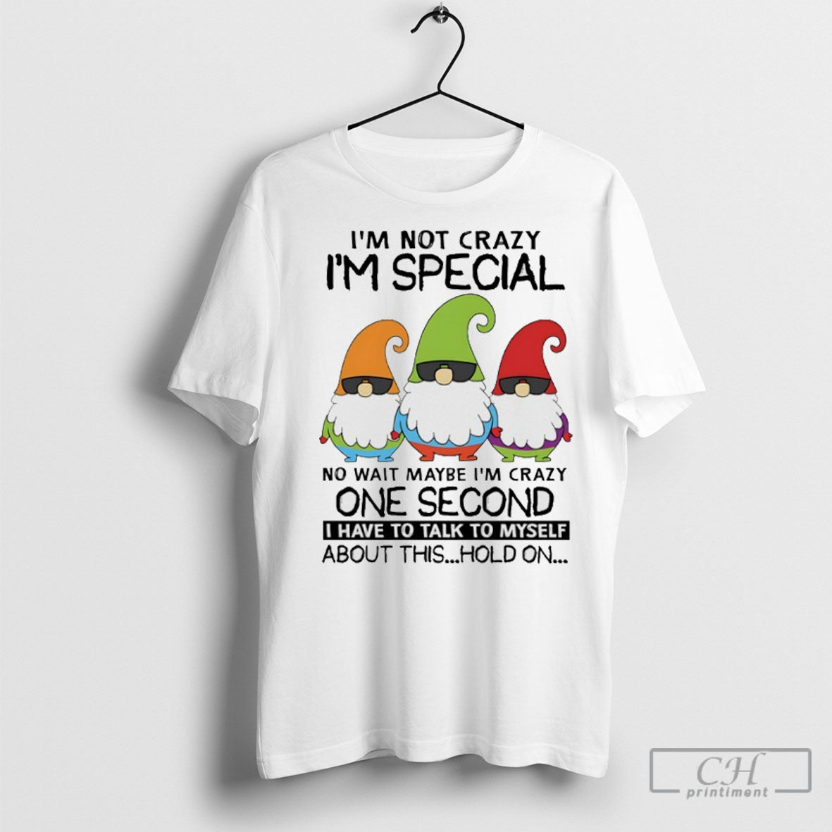 Gnomes Im Not Crazy Im Special No Wait Maybe Im Crazy One Second
