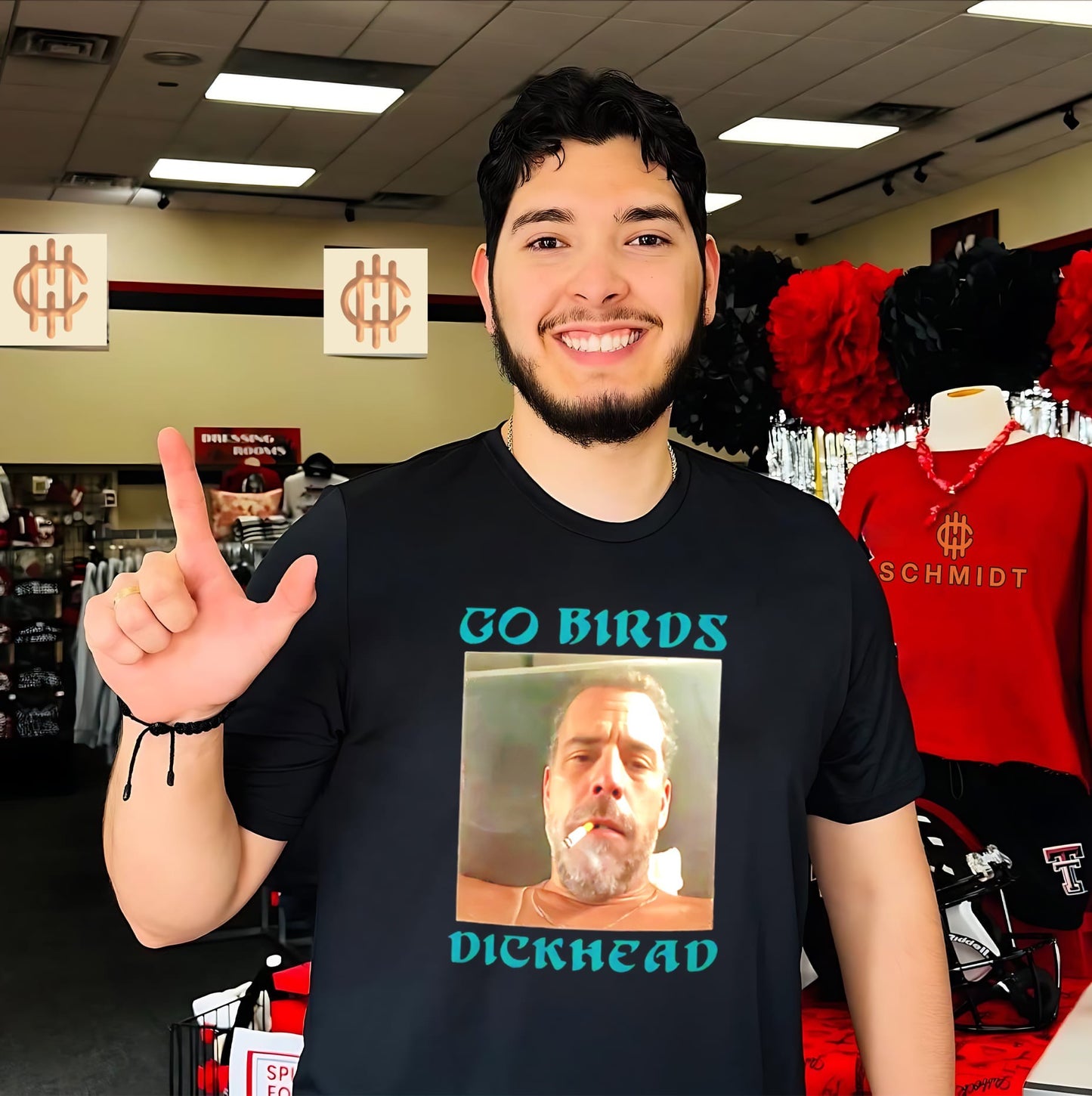 Go Birds Dickhead Hunter Biden smoking shirt
