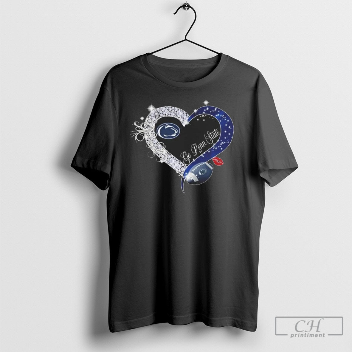Go Penn State Nittany Lions Diamond Heart 2025 Shirt Sweater