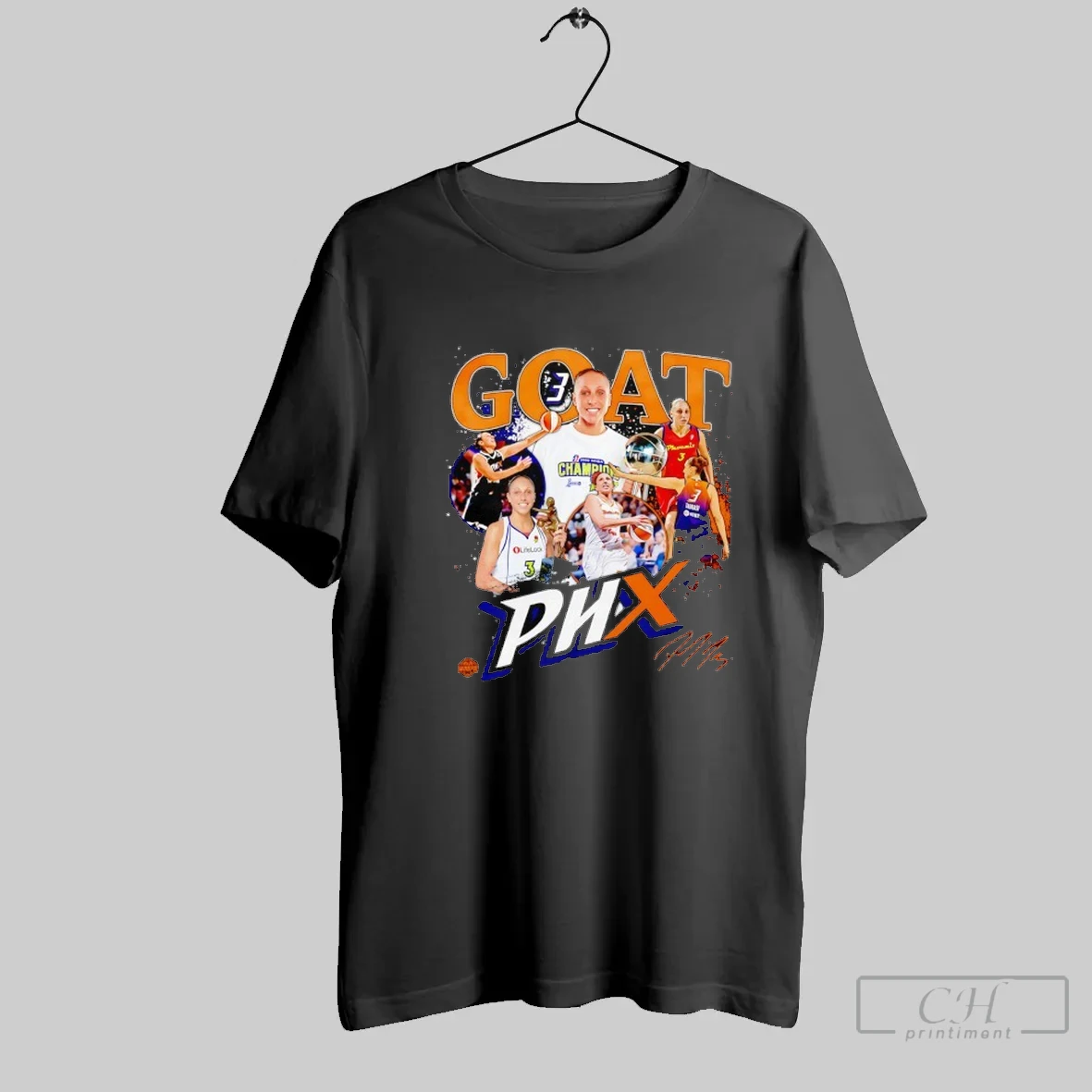 Goat Diana Taurasi Phoenix Mercury Signature T Shirt