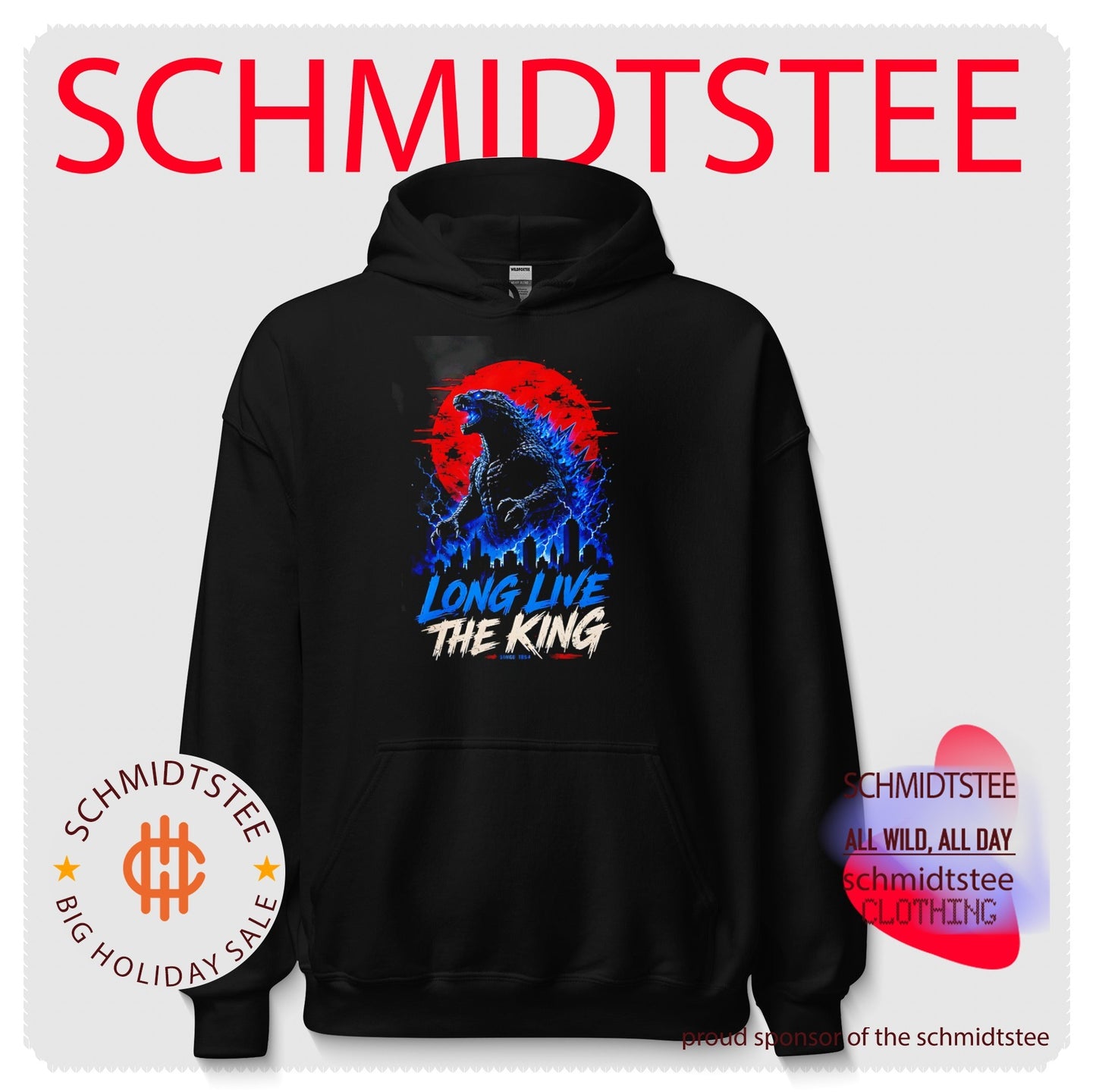 Godzilla long live the king illustration shirt