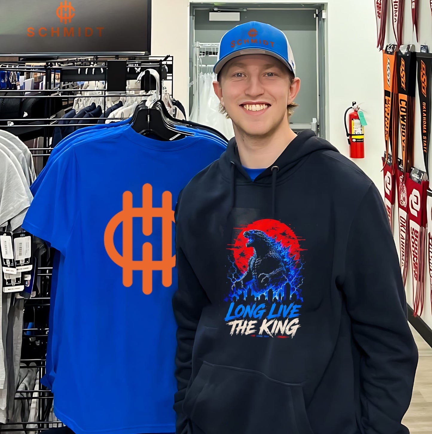 Godzilla long live the king illustration shirt