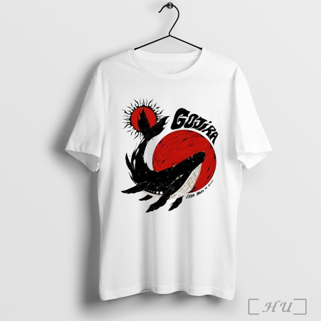 Gojira Music Whale Moon Sun T Shirt