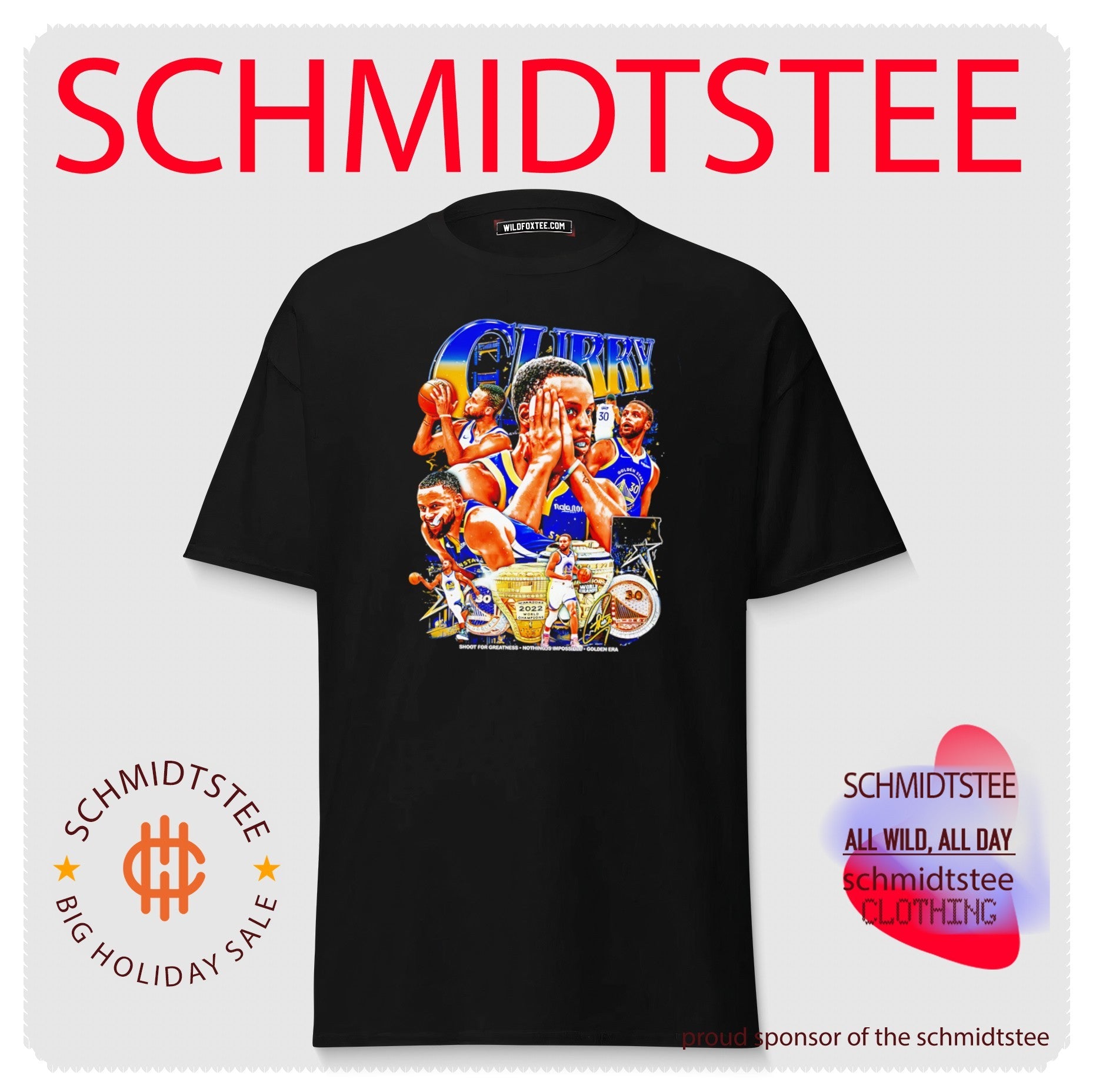 Golden State Stephen Curry shoot for greatness nothing is impossible golden era shirt