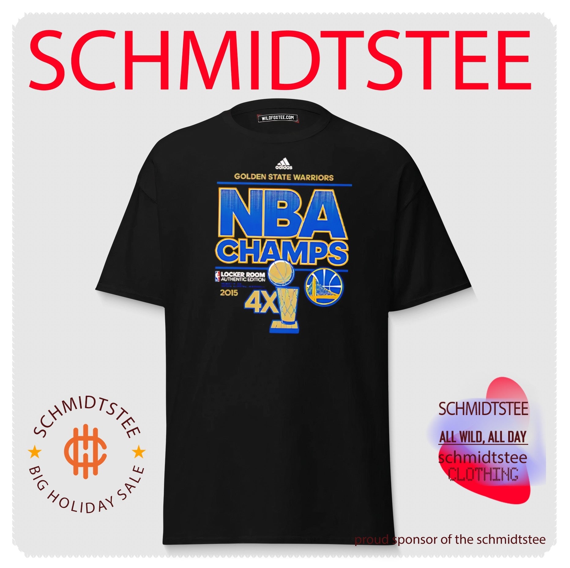 Golden State Warriors NBA Champs 2015 4X Shirt