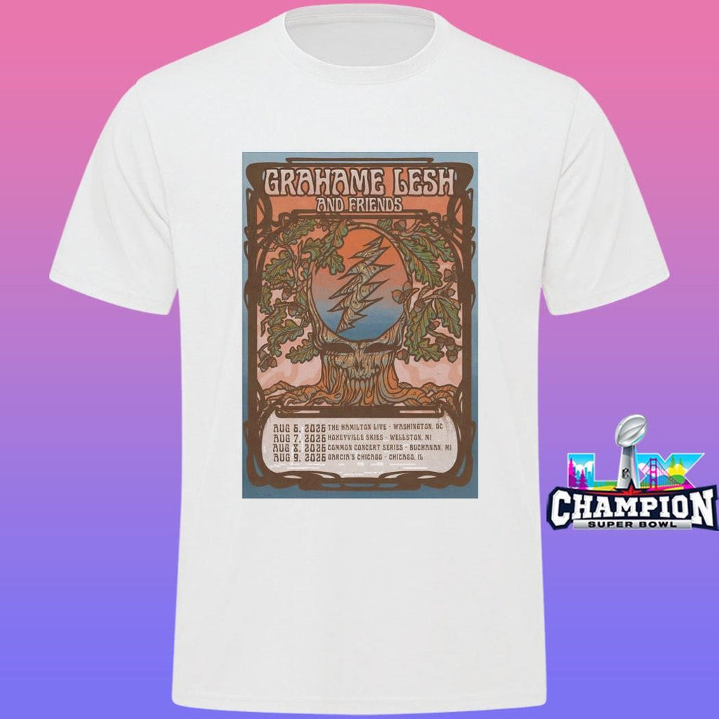 Grahame Lesh And Friends August 2026 Tour Shirt
