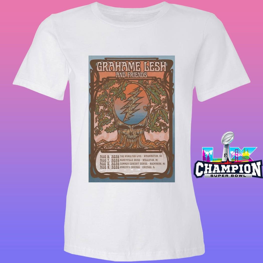 Grahame Lesh And Friends August 2026 Tour Shirt