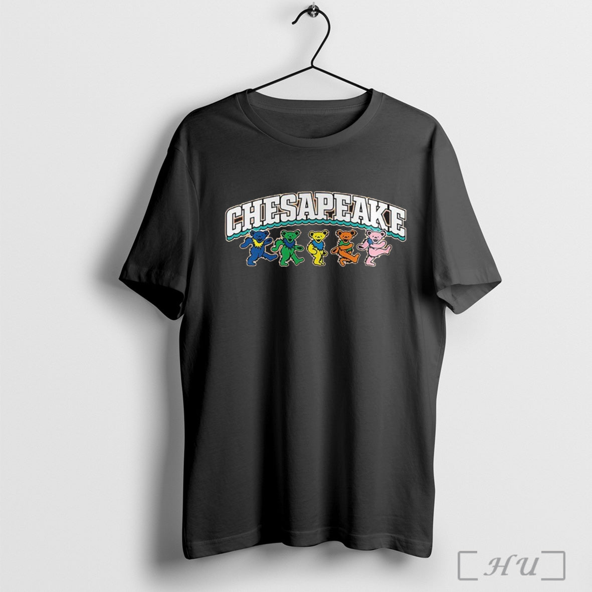 Grateful Dead Dancing Bear X Chesapeake Baysox T Shirt