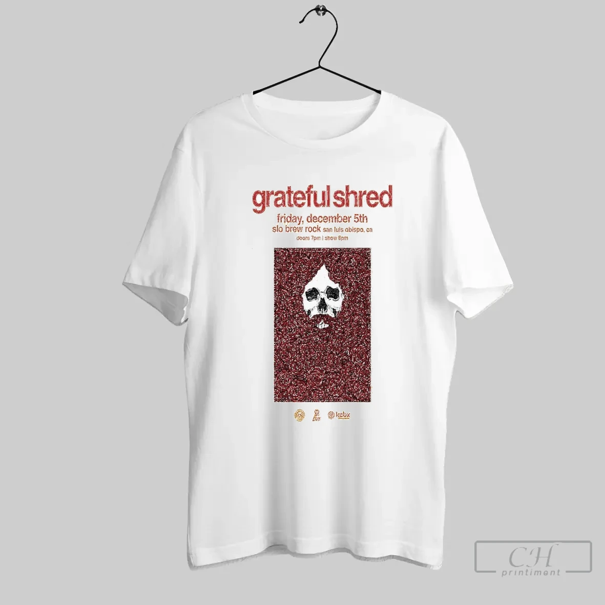 Grateful Shred Dec 5 2025 San Luis Obispo Ca T Shirt