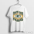 Green Bay Packers Huddle Vintage Helmet Est 1919 T Shirt