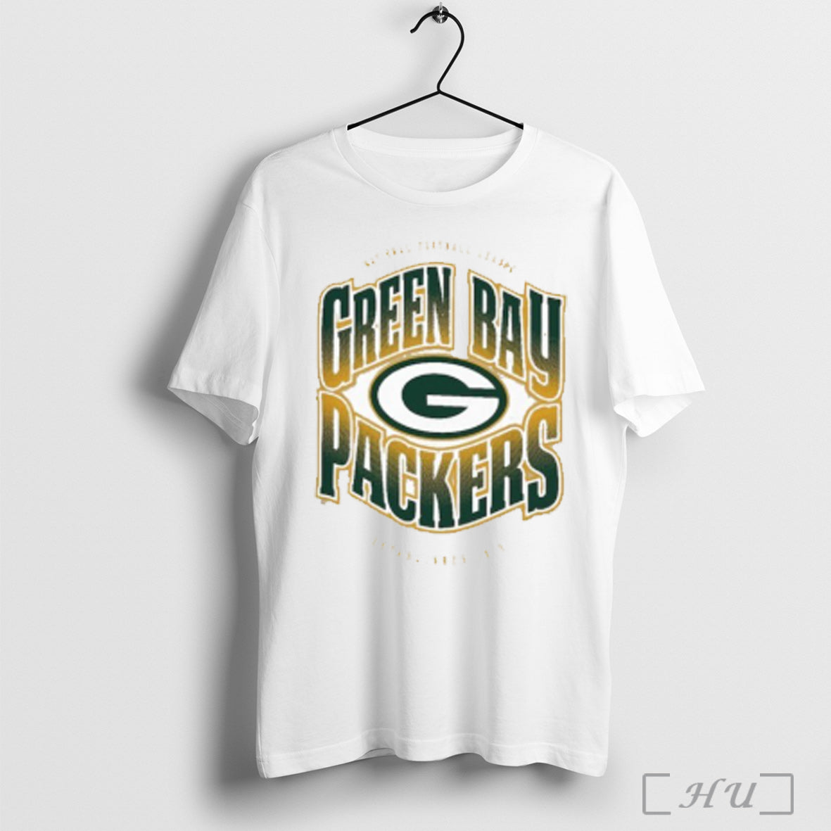 Green Bay Packers Huddle Vintage Helmet Est 1919 T Shirt