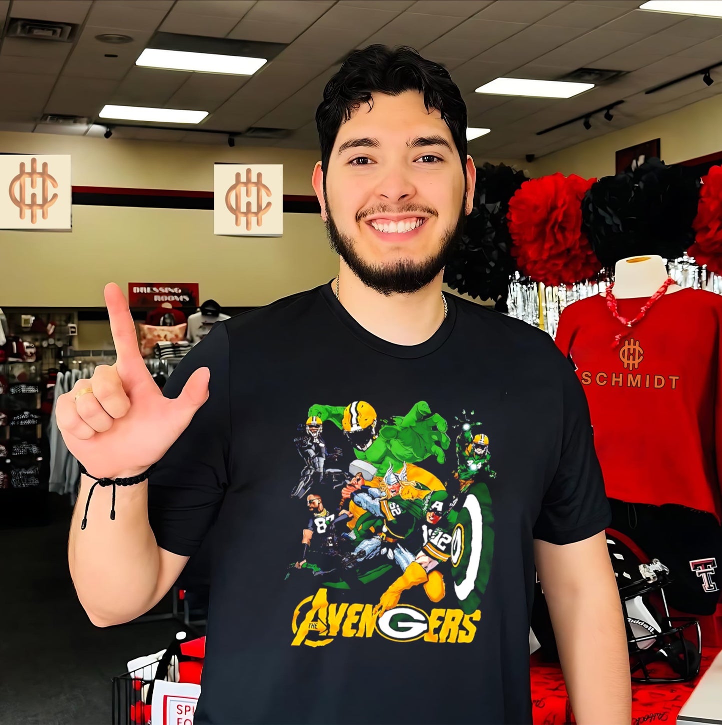 Green Bay Packers Marvel Avengers Superhero Shirt