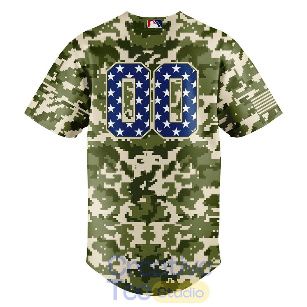 Greensboro Grasshoppers 2026 Military Appreciation Night Camo Jersey