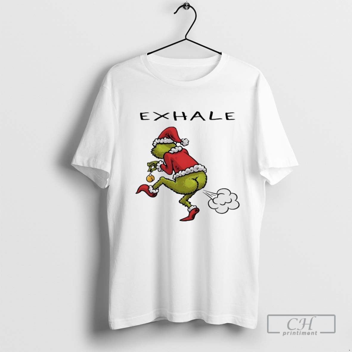 Grinch Christmas Santa Exhale