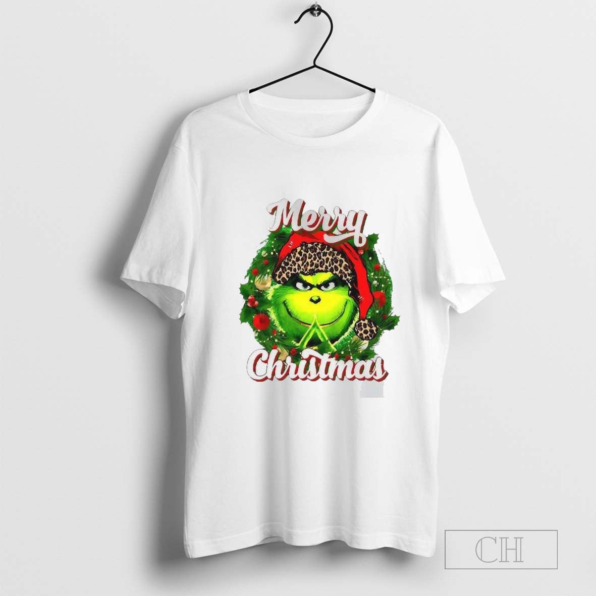 Grinch Merry Christmas Wreath