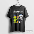 Grinch And Jack Skellington Fist Bump Jiffy Lube Halloween