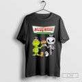 Grinch And Jack Skellington Fist Bump Krispy Kreme Halloween