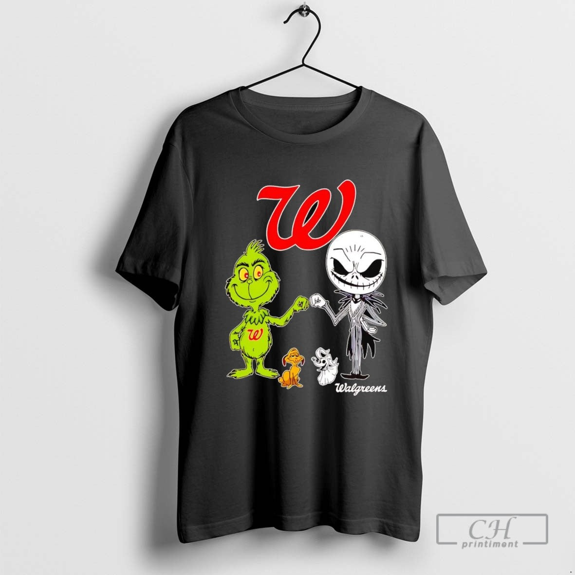 Grinch And Jack Skellington Fist Bump Walgreens Halloween