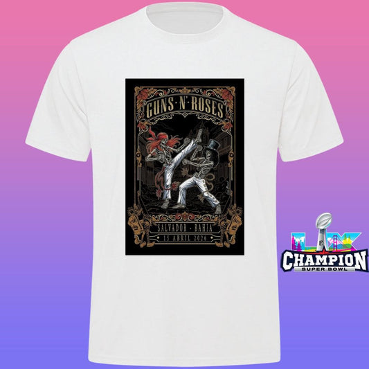 Guns N’ Roses April 15 2026 Salvador Brazil Shirt