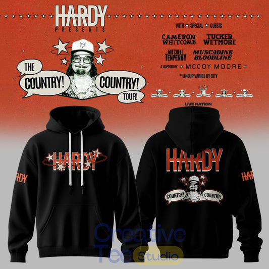 HARDY: THE COUNTRY! COUNTRY! TOUR! 2026 Hoodie