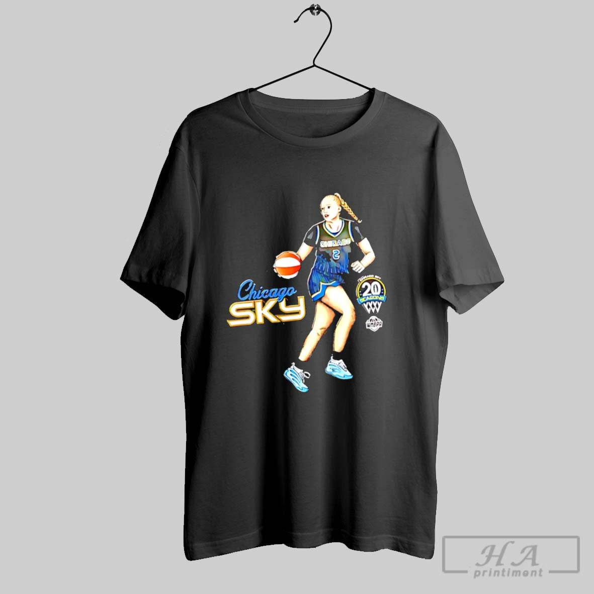 Hailey Van Lith Chicago Sky 20 Seasons 2025 Wnba Cartoon