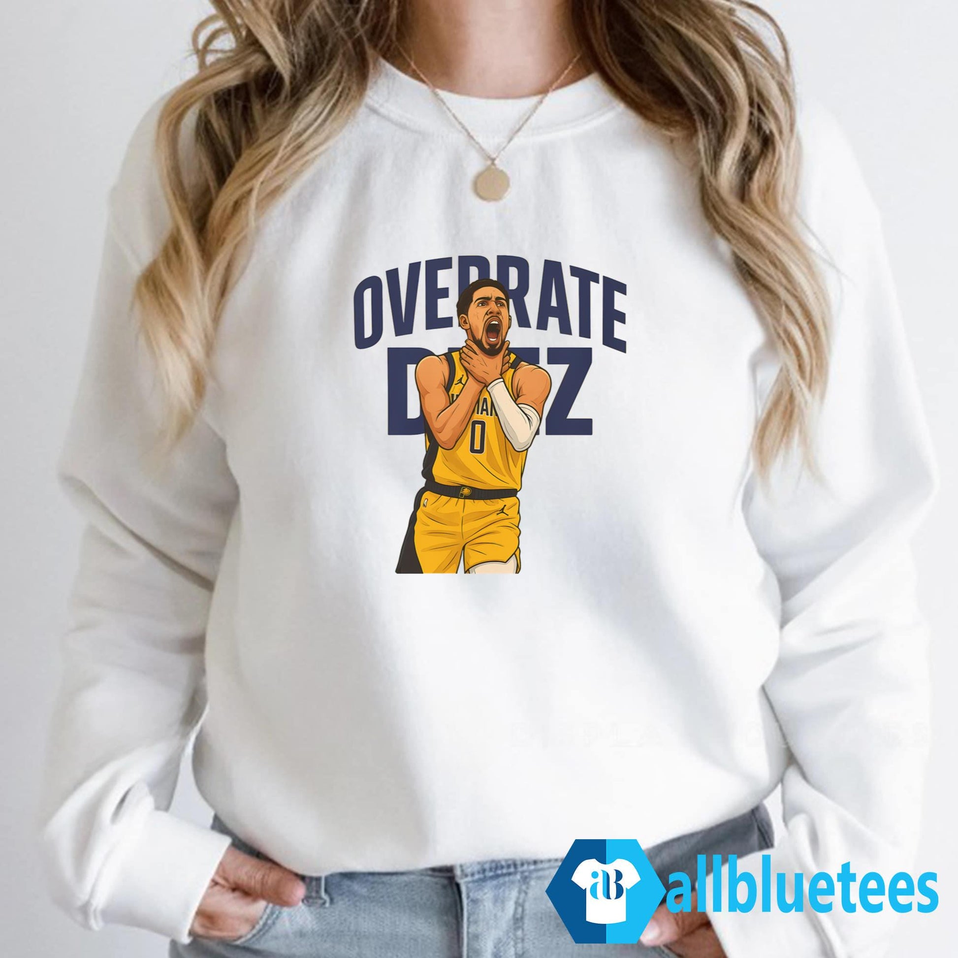 Haliburton Choke Overrate Deez Shirt