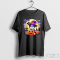 Halloween Boston Terrier Dog Breed With Jack O Lantern Shirt Sweater
