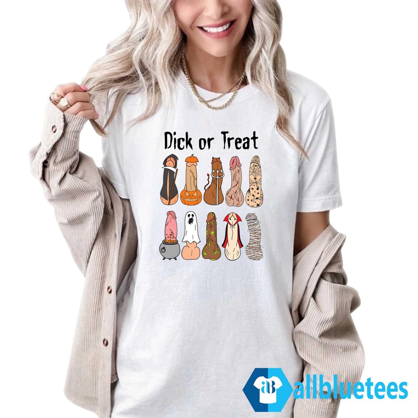 Halloween Dick Or Treat Shirt