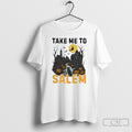 Halloween Take Me To Salem Pumpkin Cat Shirt