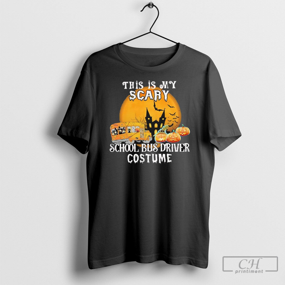 Halloween This Is My Scary School Bus Driver Costume Shirt Sweater