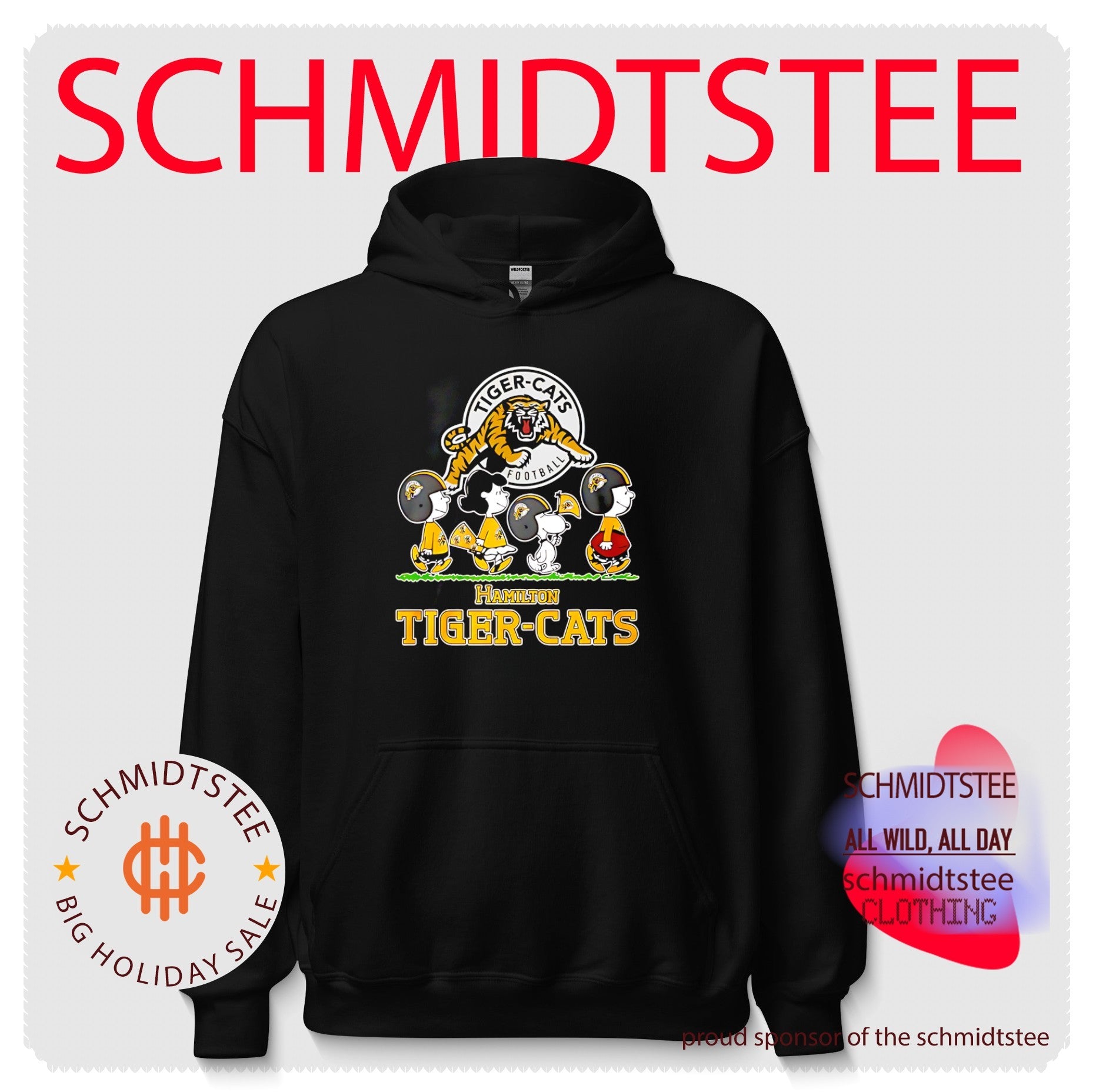 Hamilton Tiger-Cats features Peanuts Abbey Road shirt