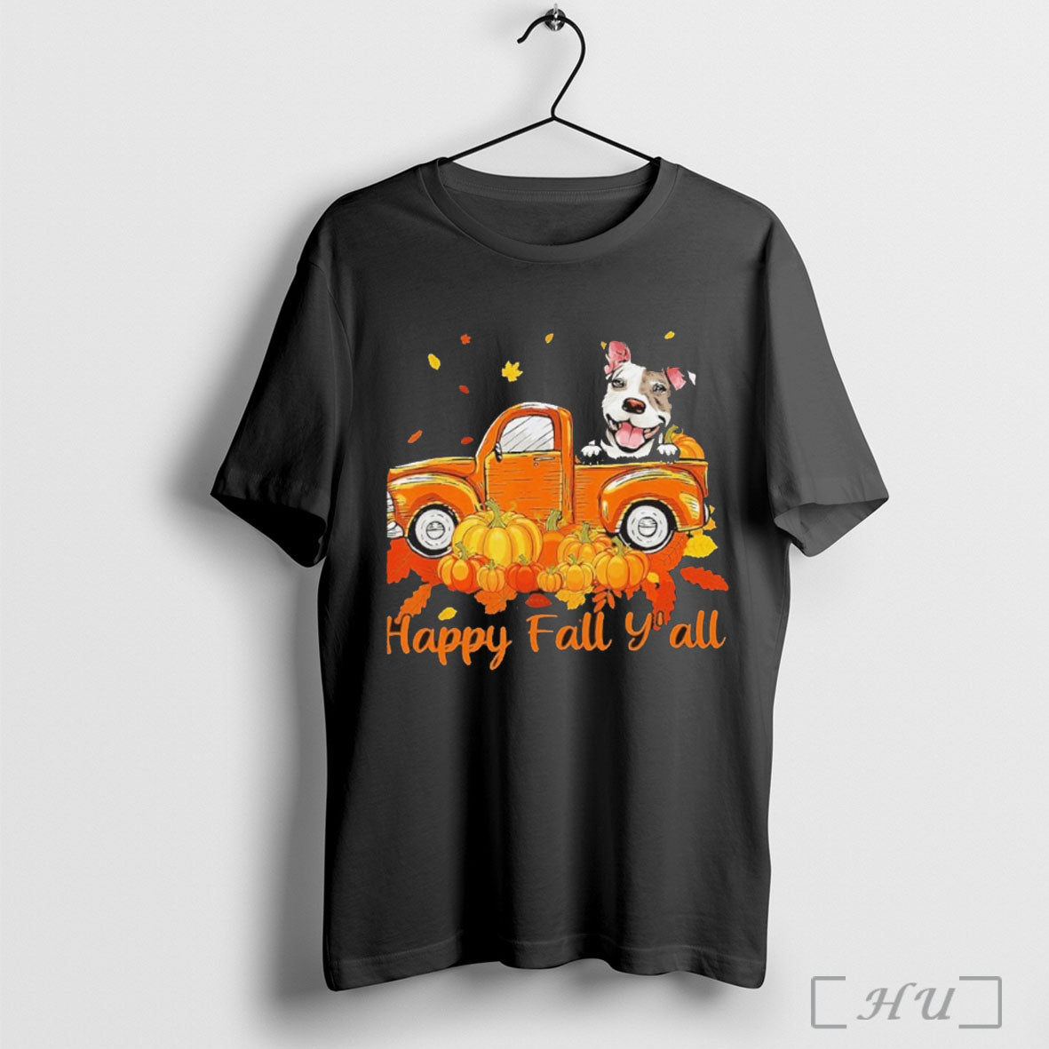 Happy Fall Yall Pitbull T Shirt