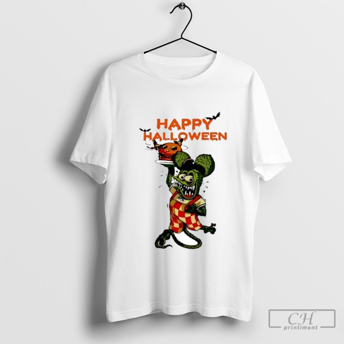 Happy Halloween Ed Roth Rat Fink Shirt Sweater
