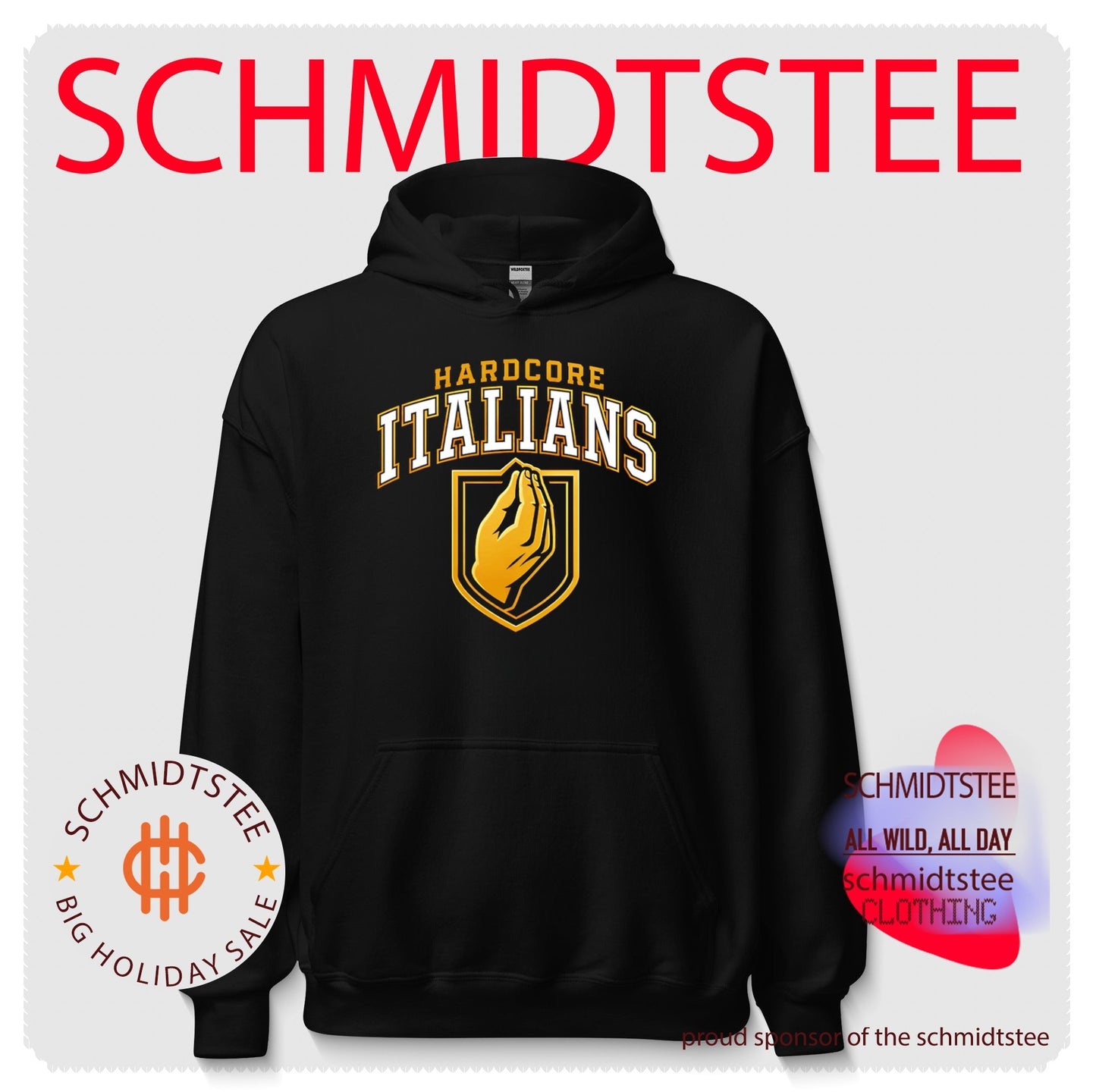 Hardcore Italians Vegas Golden Knights logo shirt