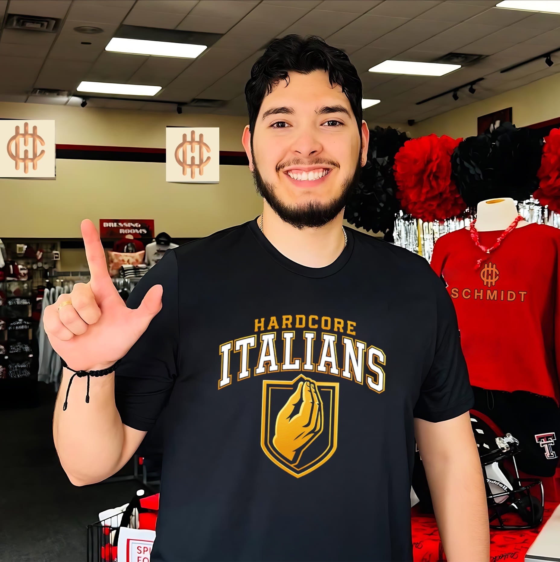 Hardcore Italians Vegas Golden Knights logo shirt