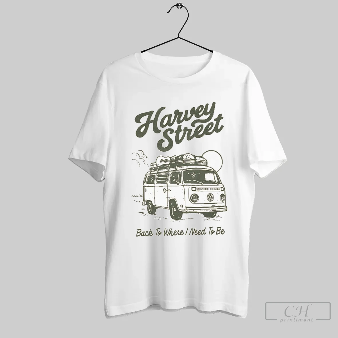 Harvey Street Back To Where I Need To Be Van T Shirt