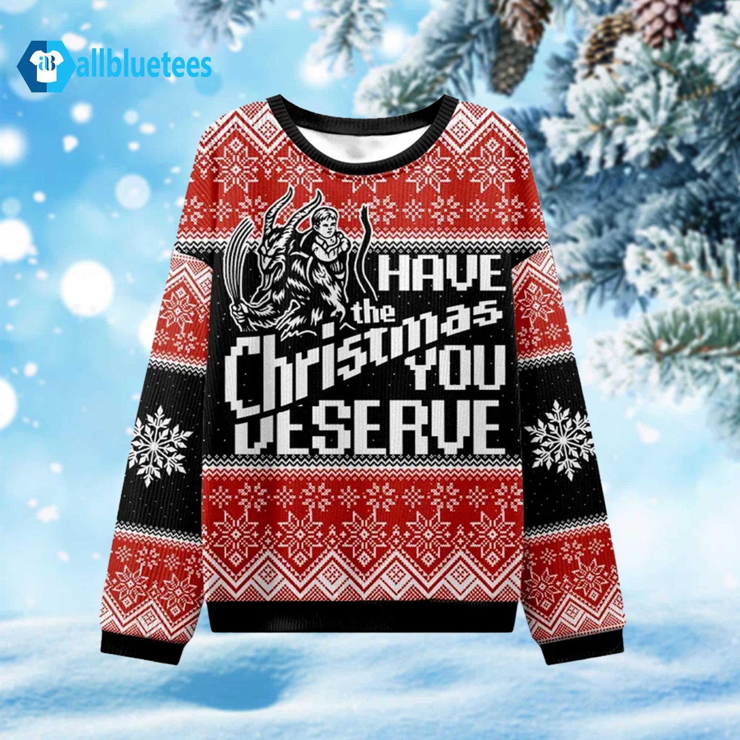 Krampus Have The Christmas You Deserve Ugly Christmas Sweater