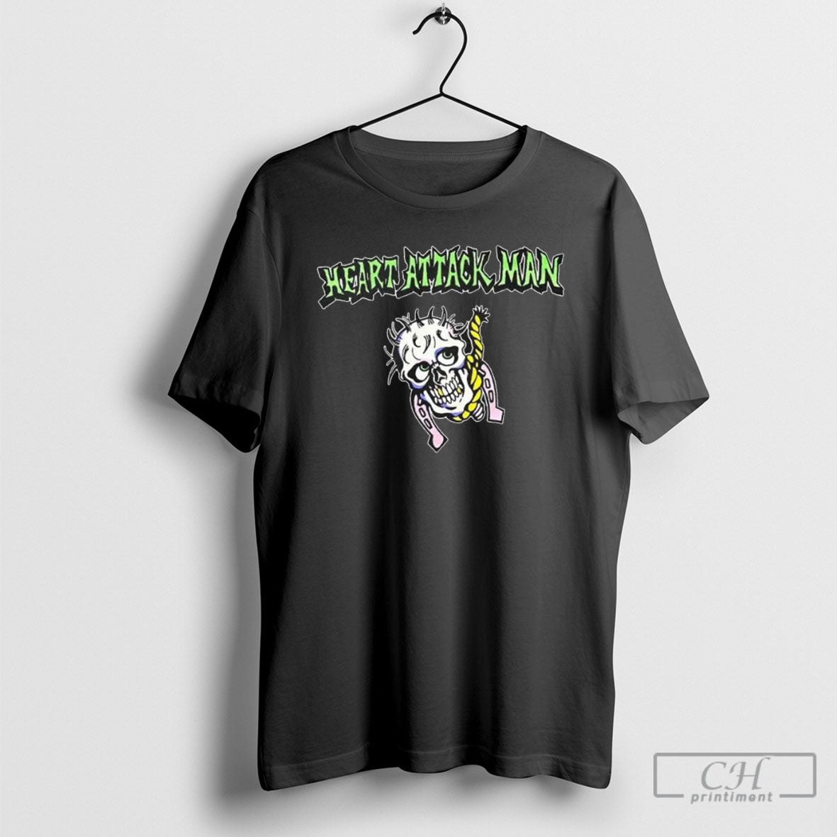 Heart Attack Man Skull Noose Sweater