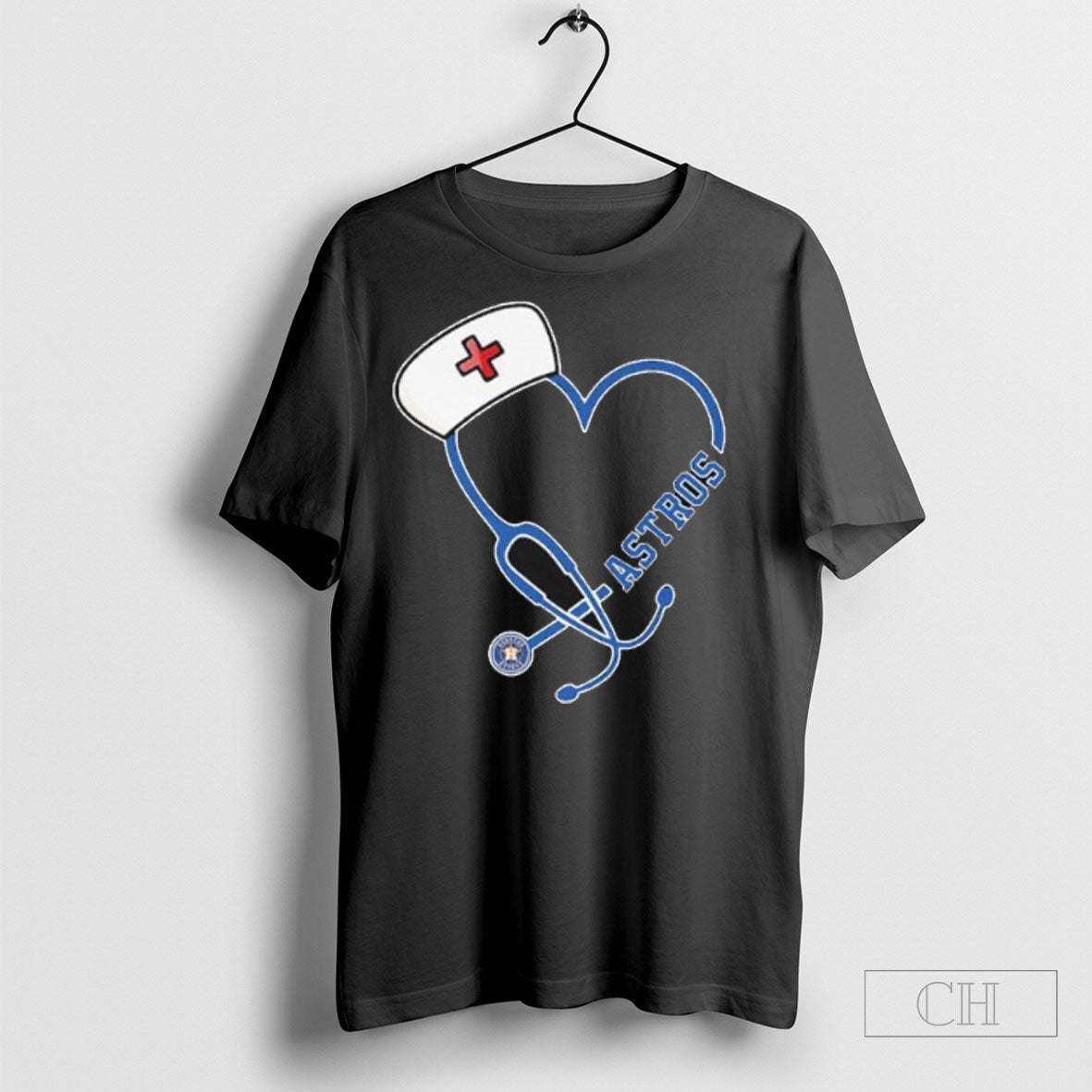 Heart Stethoscope Nurse X Houston Astros