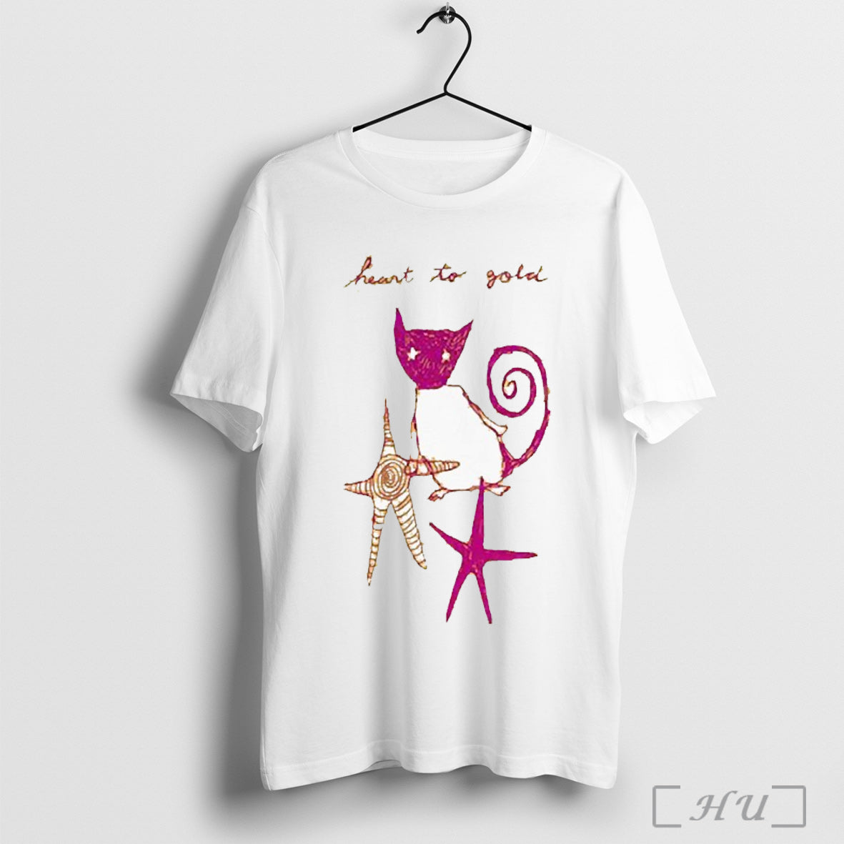 Heart To Gold Stars T Shirt