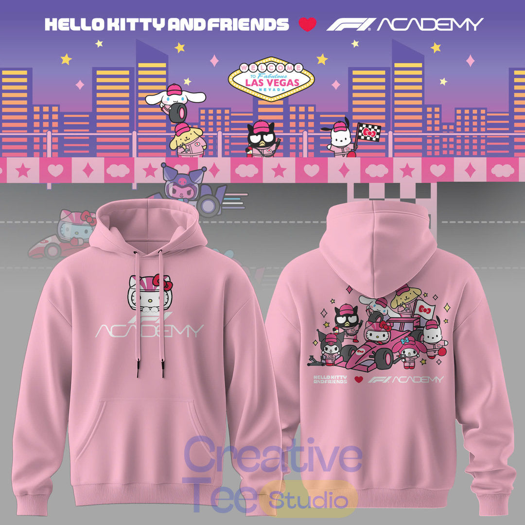 Hello Kitty x F1 Academy New Collection Hoodie