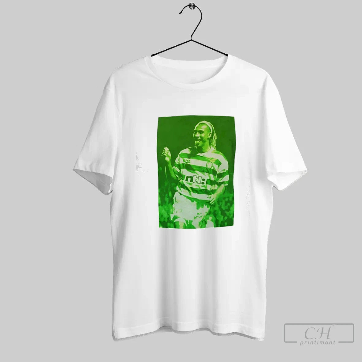 Henrik Larsson Celtic Fc Photo T Shirt