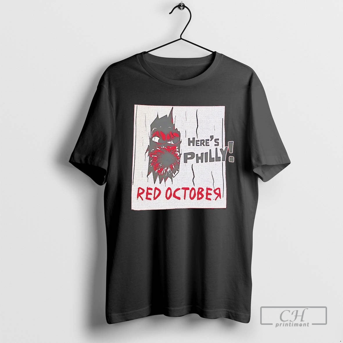 Heres Philly Red October T Shirt Sweater