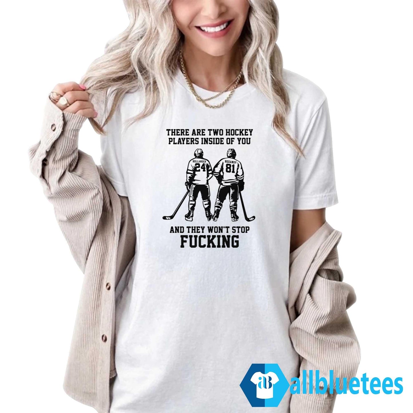 Hollander – Rozanov There Are Two Hockey Players Inside Of You Shirt