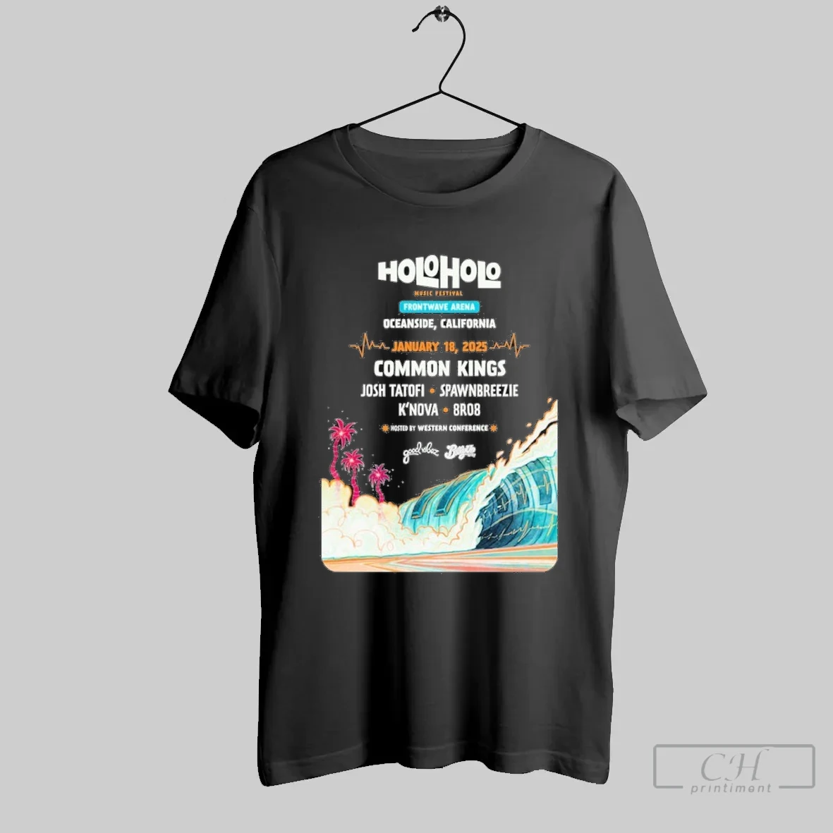 Holo Holo Oceanside 2025 Lineup T Shirt