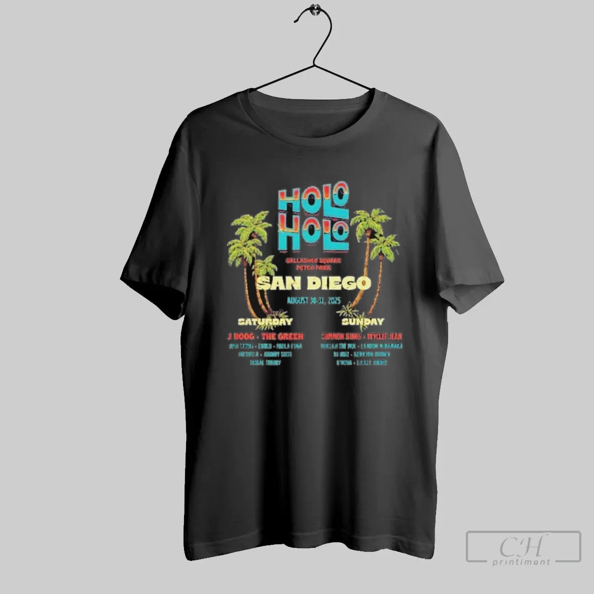 Holo Holo San Diego 2025 Lineup T Shirt