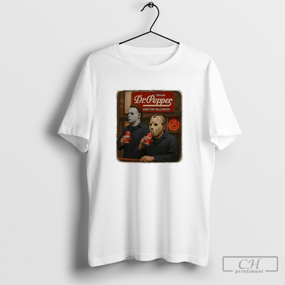 Horror Movie Drink Dr Pepper Good For Halloween Shirt Sweater