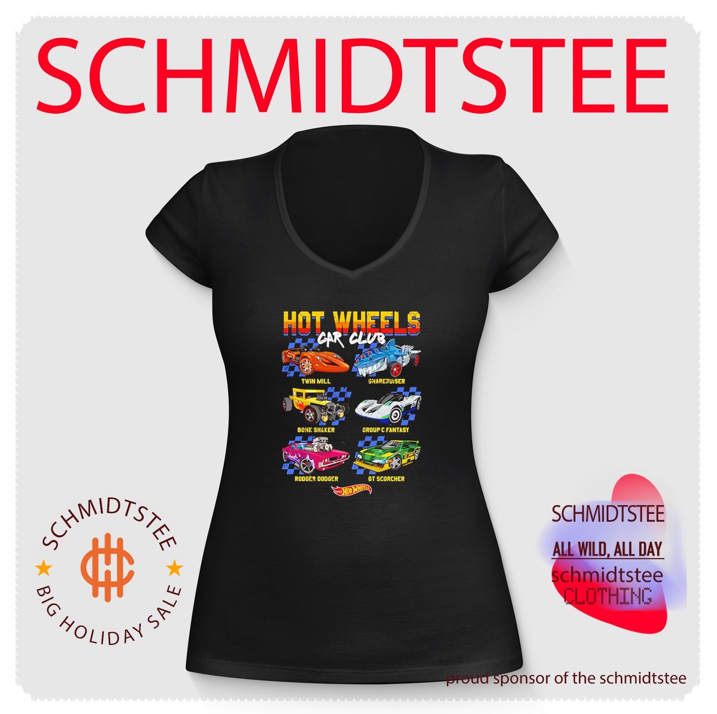 Wheels Car Club graphic shirt